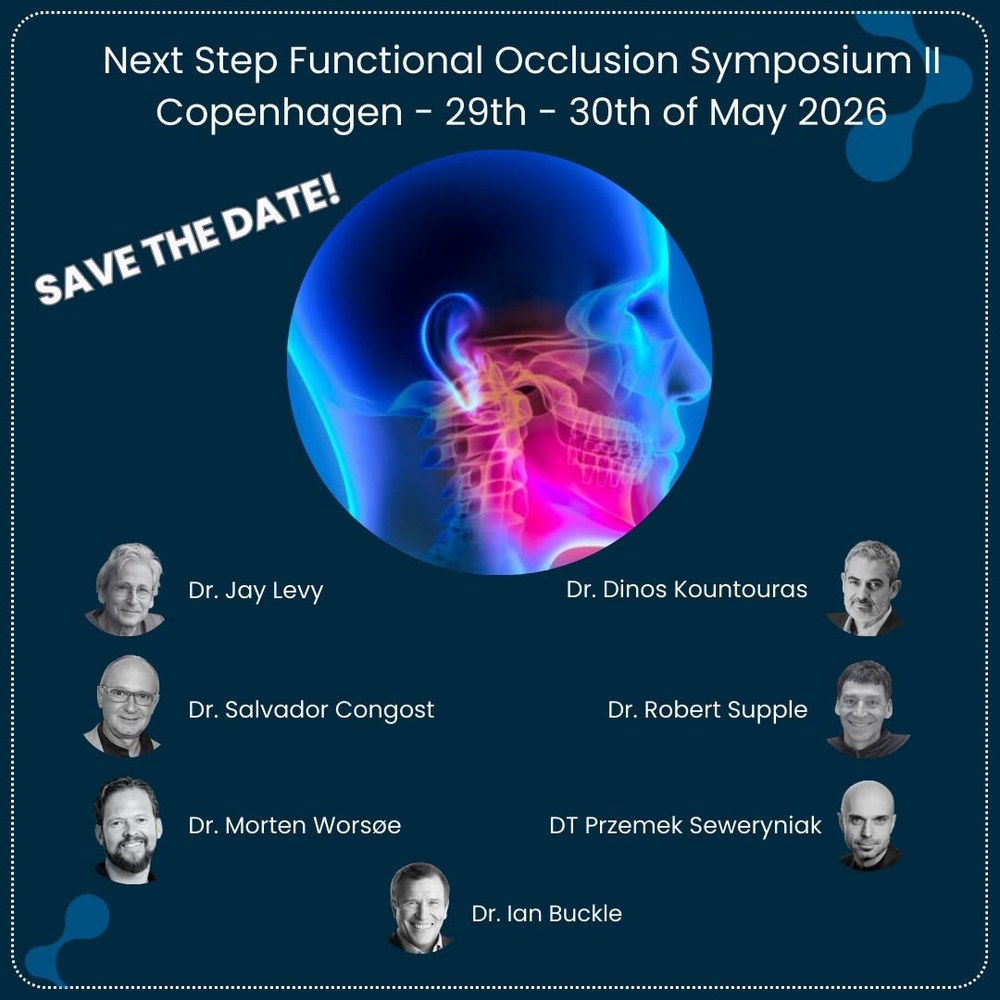 International speaker listing, Functional Occlusion Symposium, Copenhagen 2026